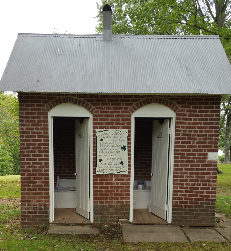 The outhouse at Corning